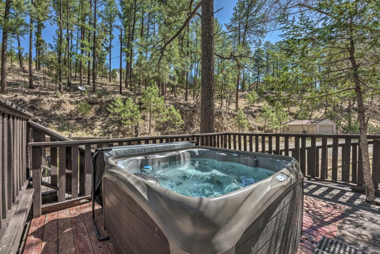 Tranquil Cabin With Stream And Deck Near Dtwn Ruidoso! ภายนอก รูปภาพ