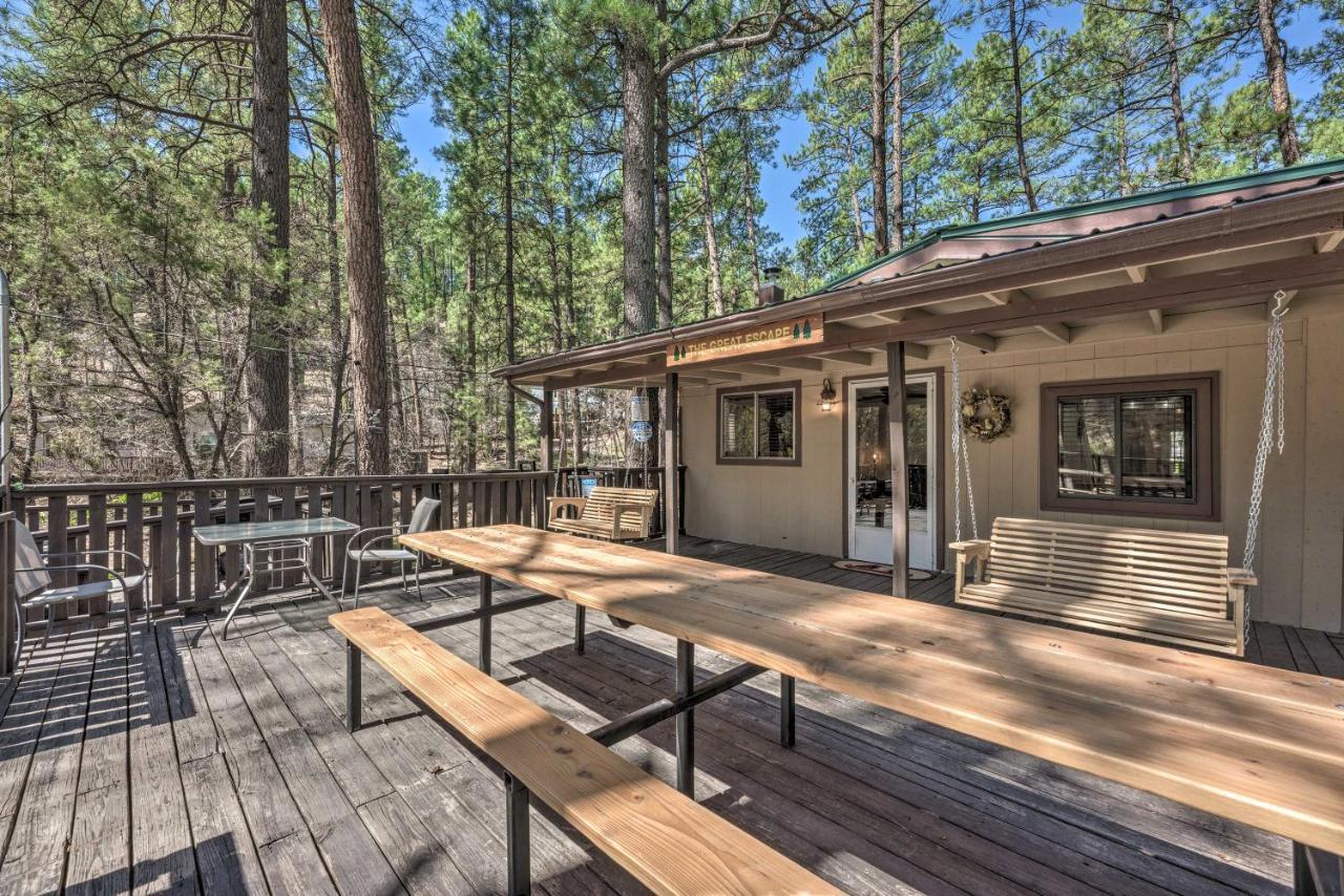 Tranquil Cabin With Stream And Deck Near Dtwn Ruidoso! ภายนอก รูปภาพ